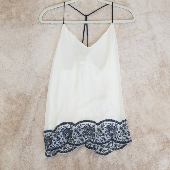 Alice Blue Tops - NWOT Lace Bottom Tank Top